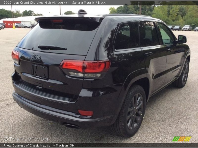 Sangria Metallic / Black 2019 Jeep Grand Cherokee High Altitude 4x4