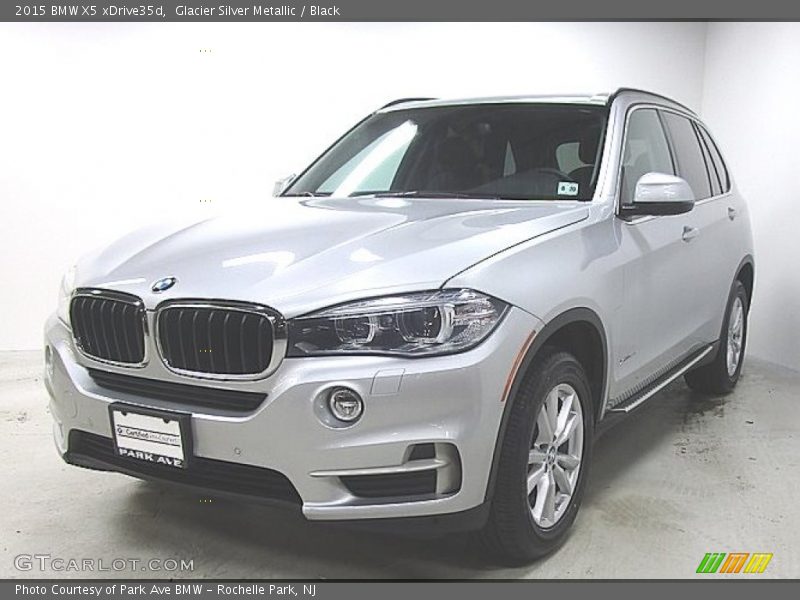 Glacier Silver Metallic / Black 2015 BMW X5 xDrive35d