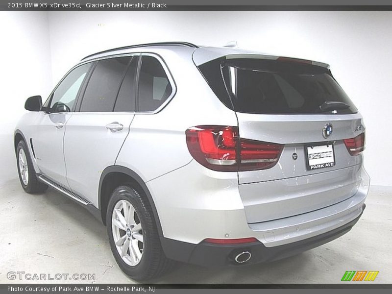Glacier Silver Metallic / Black 2015 BMW X5 xDrive35d