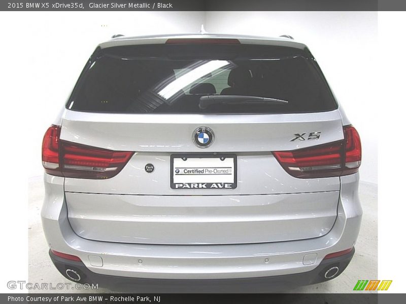 Glacier Silver Metallic / Black 2015 BMW X5 xDrive35d