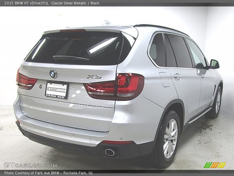 Glacier Silver Metallic / Black 2015 BMW X5 xDrive35d