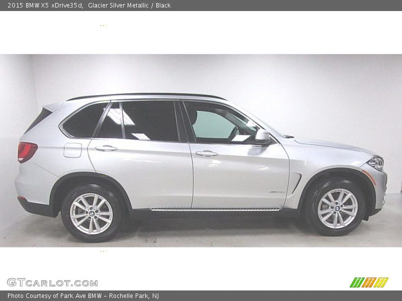 Glacier Silver Metallic / Black 2015 BMW X5 xDrive35d