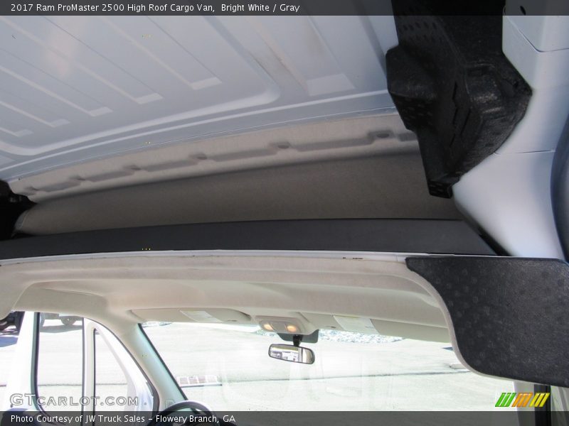 Bright White / Gray 2017 Ram ProMaster 2500 High Roof Cargo Van