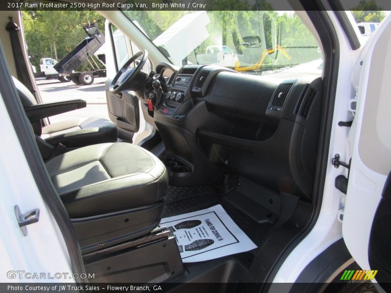 Bright White / Gray 2017 Ram ProMaster 2500 High Roof Cargo Van