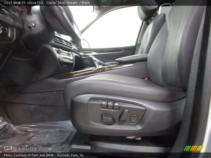 Glacier Silver Metallic / Black 2015 BMW X5 xDrive35d
