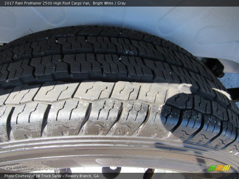 Bright White / Gray 2017 Ram ProMaster 2500 High Roof Cargo Van