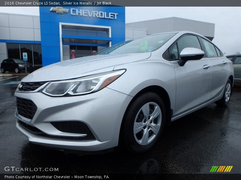 Silver Ice Metallic / Jet Black 2016 Chevrolet Cruze LS Sedan