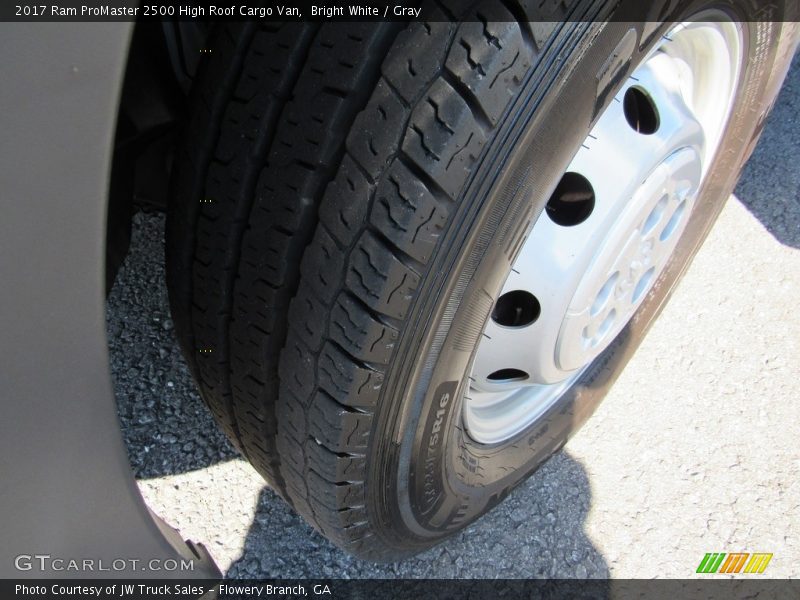 Bright White / Gray 2017 Ram ProMaster 2500 High Roof Cargo Van