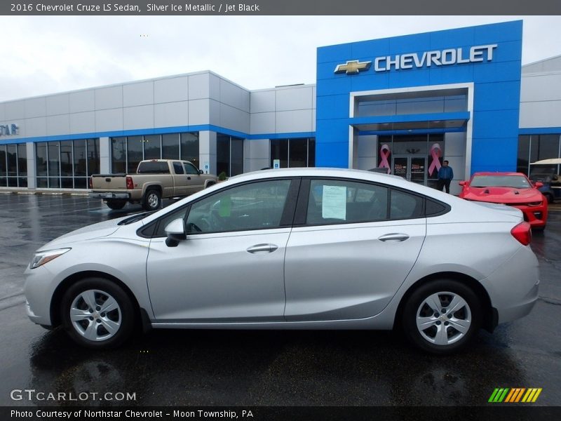 Silver Ice Metallic / Jet Black 2016 Chevrolet Cruze LS Sedan