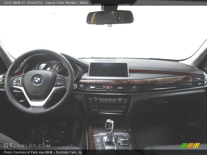 Glacier Silver Metallic / Black 2015 BMW X5 xDrive35d