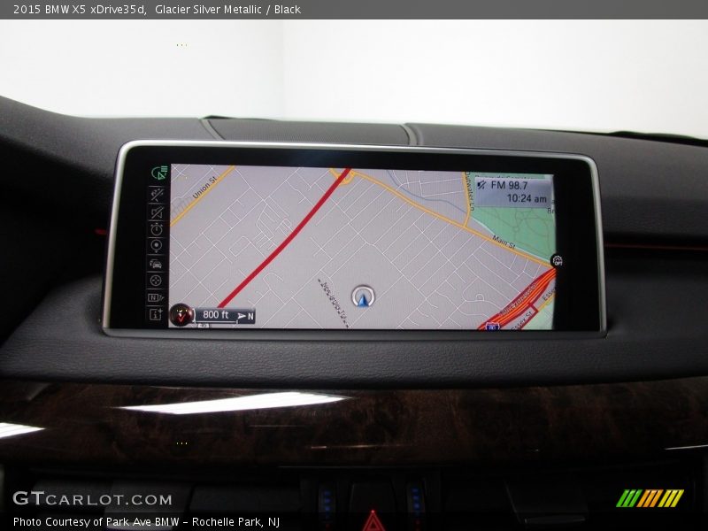 Glacier Silver Metallic / Black 2015 BMW X5 xDrive35d