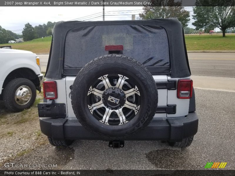 Bright Silver Metallic / Dark Slate Gray/Medium Slate Gray 2007 Jeep Wrangler X 4x4