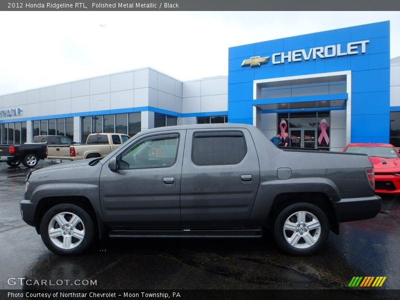 Polished Metal Metallic / Black 2012 Honda Ridgeline RTL