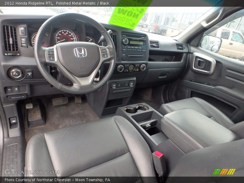 Polished Metal Metallic / Black 2012 Honda Ridgeline RTL