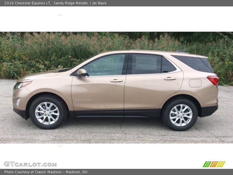 Sandy Ridge Metallic / Jet Black 2019 Chevrolet Equinox LT