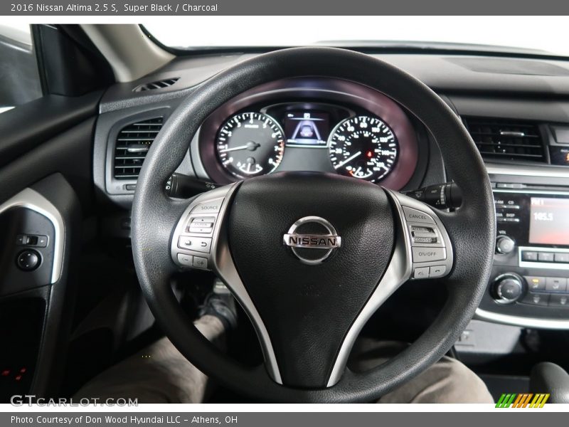 Super Black / Charcoal 2016 Nissan Altima 2.5 S