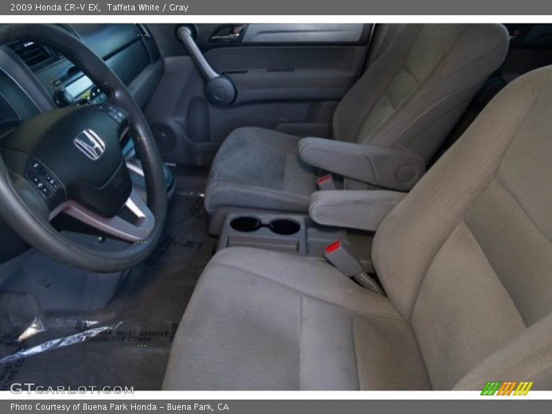Taffeta White / Gray 2009 Honda CR-V EX