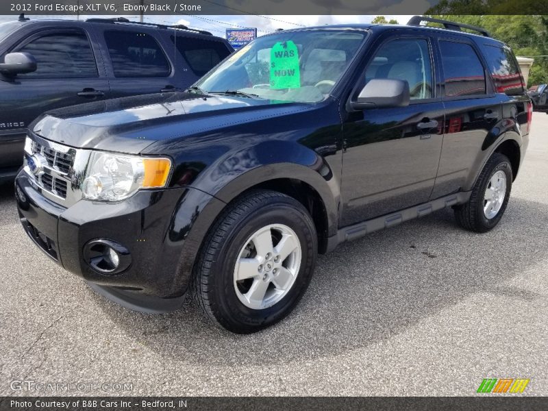 Ebony Black / Stone 2012 Ford Escape XLT V6