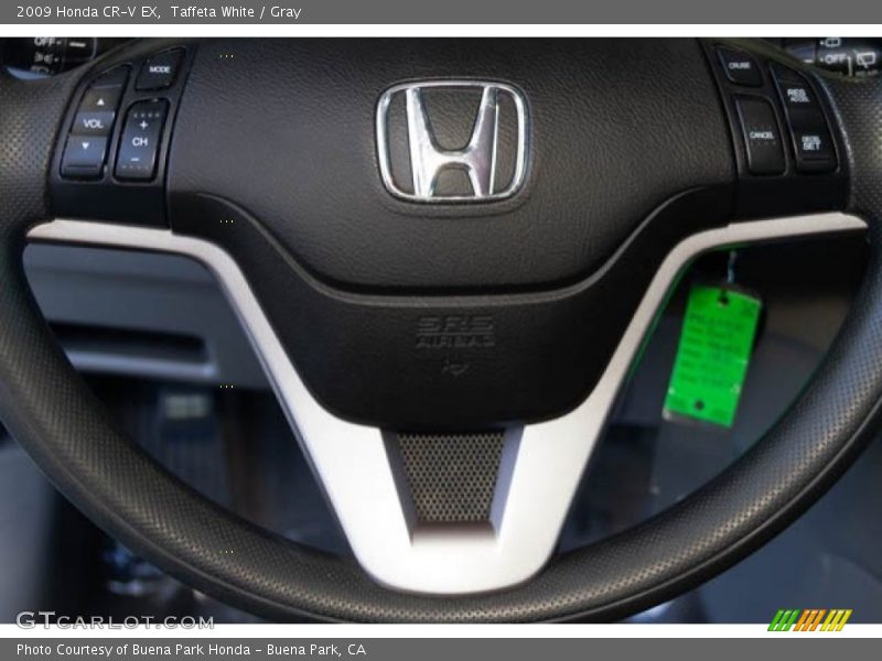 Taffeta White / Gray 2009 Honda CR-V EX