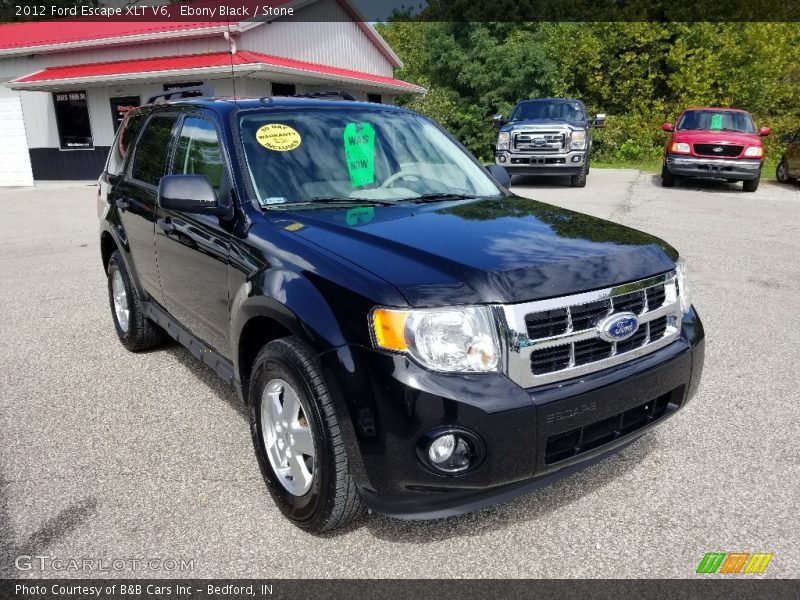 Ebony Black / Stone 2012 Ford Escape XLT V6