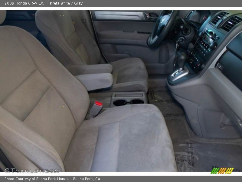 Taffeta White / Gray 2009 Honda CR-V EX