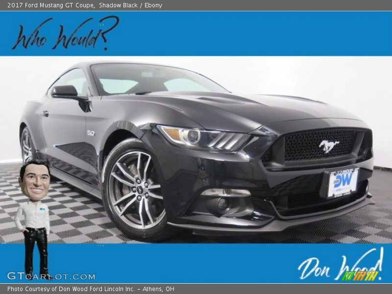 Shadow Black / Ebony 2017 Ford Mustang GT Coupe