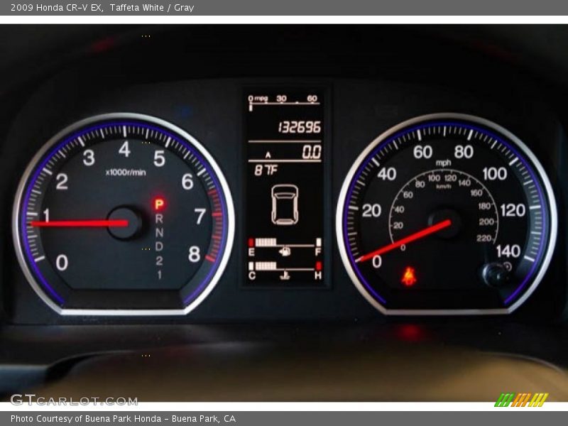 Taffeta White / Gray 2009 Honda CR-V EX