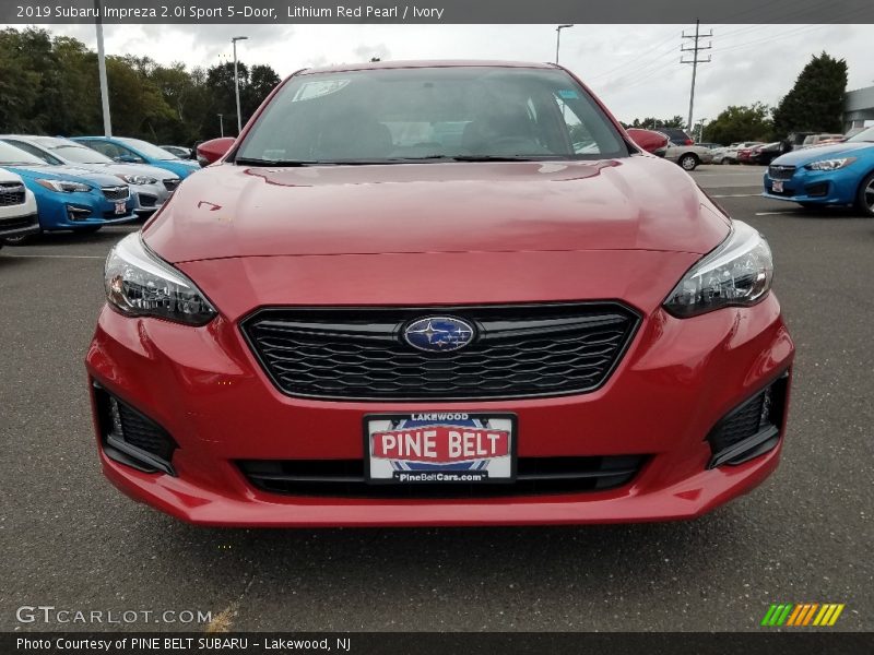Lithium Red Pearl / Ivory 2019 Subaru Impreza 2.0i Sport 5-Door
