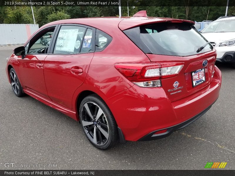 Lithium Red Pearl / Ivory 2019 Subaru Impreza 2.0i Sport 5-Door