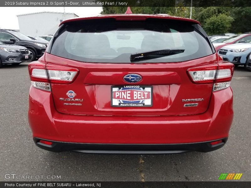 Lithium Red Pearl / Ivory 2019 Subaru Impreza 2.0i Sport 5-Door