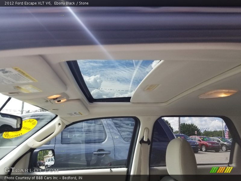 Ebony Black / Stone 2012 Ford Escape XLT V6