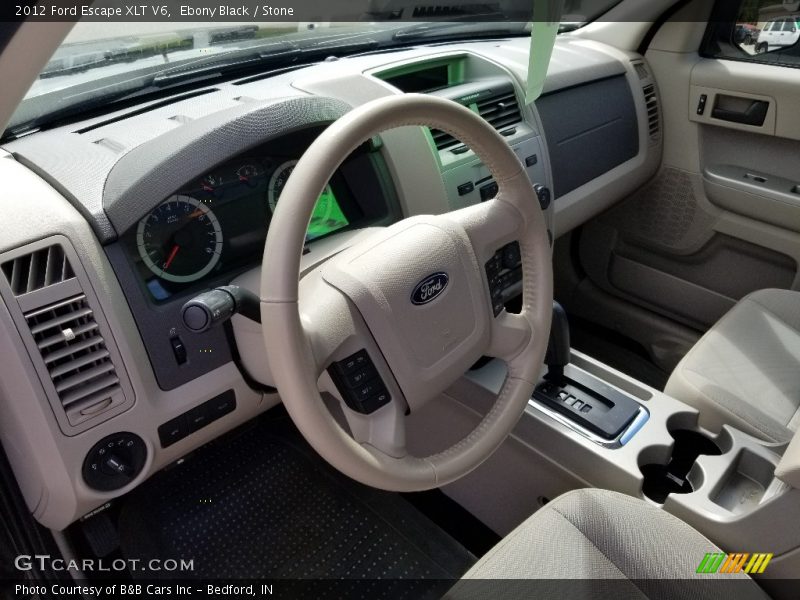 Ebony Black / Stone 2012 Ford Escape XLT V6