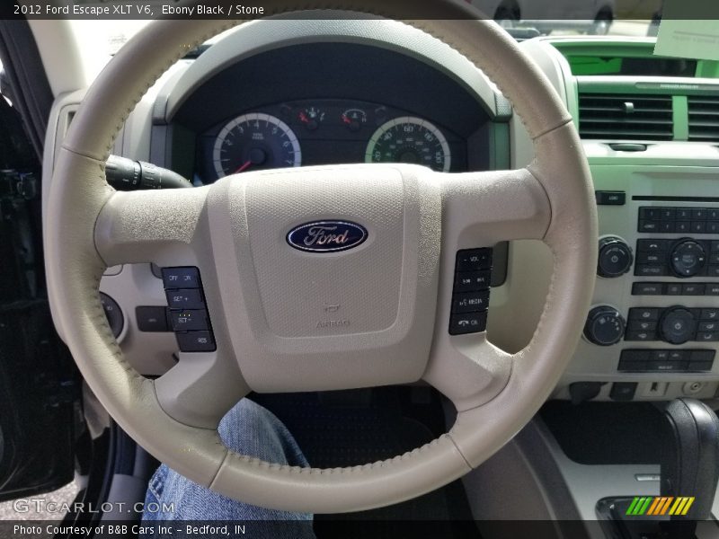 Ebony Black / Stone 2012 Ford Escape XLT V6