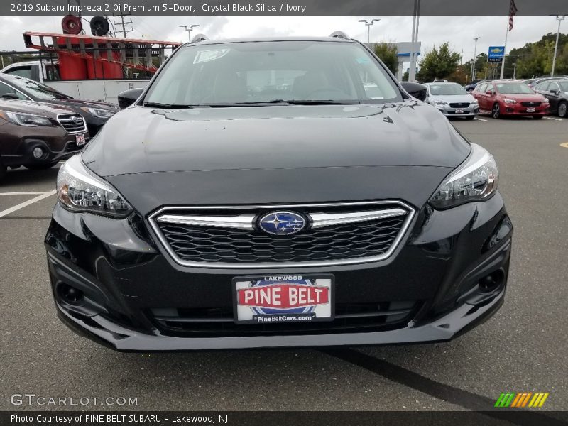 Crystal Black Silica / Ivory 2019 Subaru Impreza 2.0i Premium 5-Door