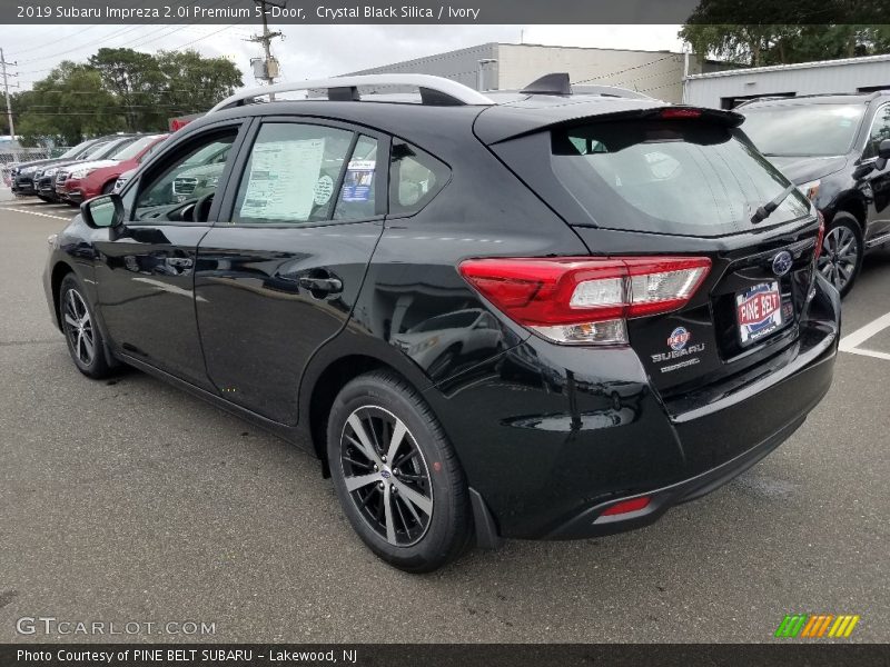 Crystal Black Silica / Ivory 2019 Subaru Impreza 2.0i Premium 5-Door