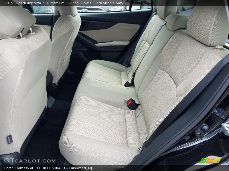 Rear Seat of 2019 Impreza 2.0i Premium 5-Door