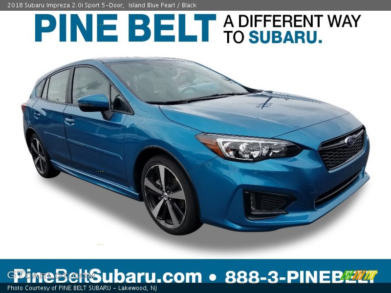 Island Blue Pearl / Black 2018 Subaru Impreza 2.0i Sport 5-Door