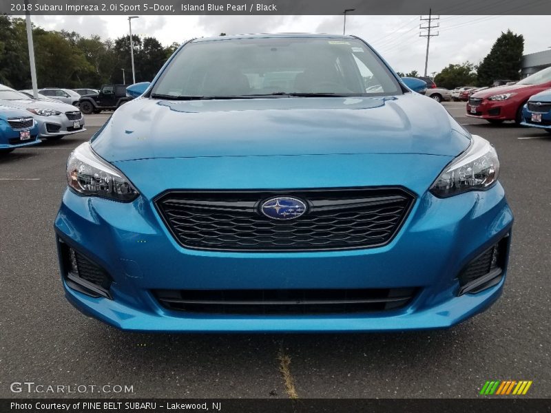 Island Blue Pearl / Black 2018 Subaru Impreza 2.0i Sport 5-Door