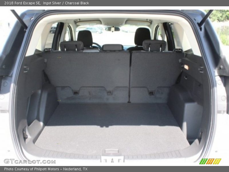 Ingot Silver / Charcoal Black 2018 Ford Escape SE