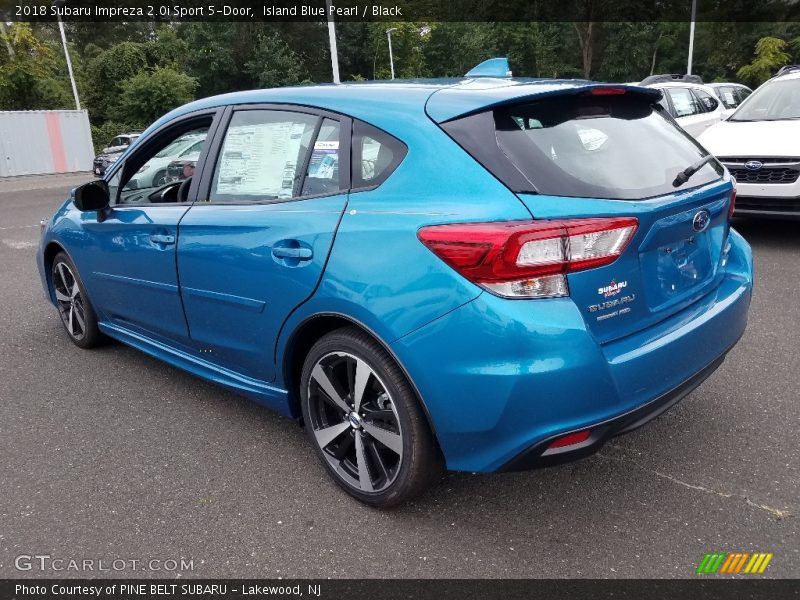 Island Blue Pearl / Black 2018 Subaru Impreza 2.0i Sport 5-Door