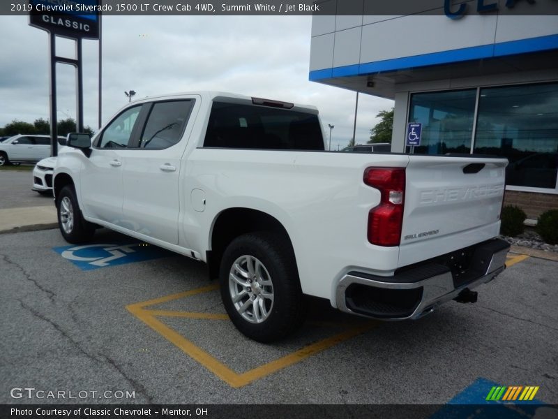 Summit White / Jet Black 2019 Chevrolet Silverado 1500 LT Crew Cab 4WD