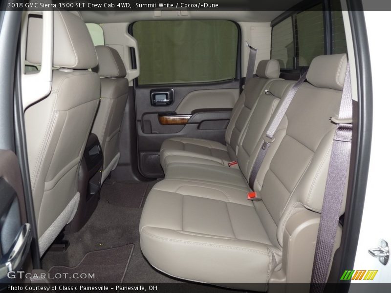 Summit White / Cocoa/­Dune 2018 GMC Sierra 1500 SLT Crew Cab 4WD
