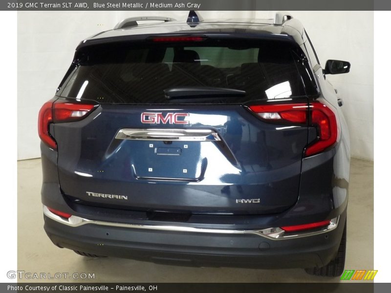 Blue Steel Metallic / Medium Ash Gray 2019 GMC Terrain SLT AWD
