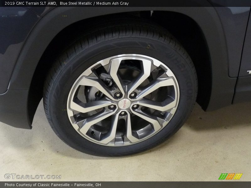 Blue Steel Metallic / Medium Ash Gray 2019 GMC Terrain SLT AWD