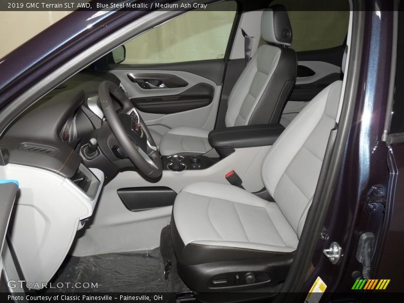 Blue Steel Metallic / Medium Ash Gray 2019 GMC Terrain SLT AWD