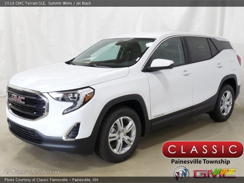 Summit White / Jet Black 2019 GMC Terrain SLE