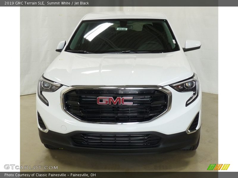 Summit White / Jet Black 2019 GMC Terrain SLE