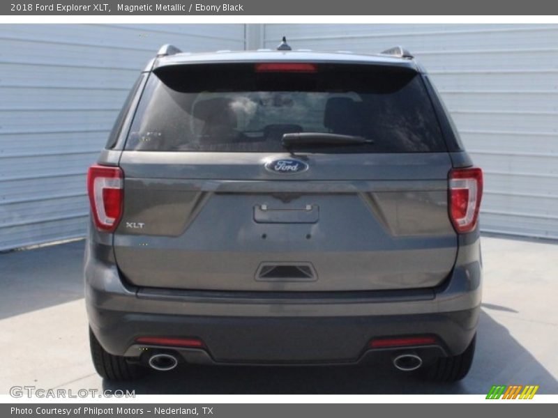 Magnetic Metallic / Ebony Black 2018 Ford Explorer XLT