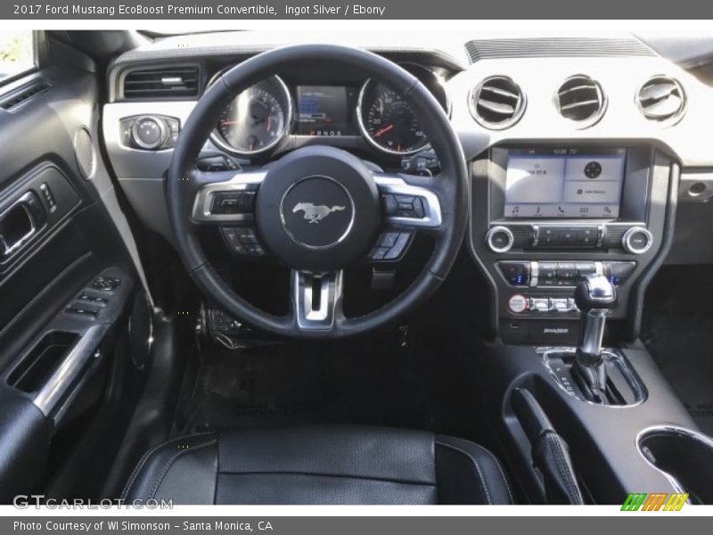 Dashboard of 2017 Mustang EcoBoost Premium Convertible