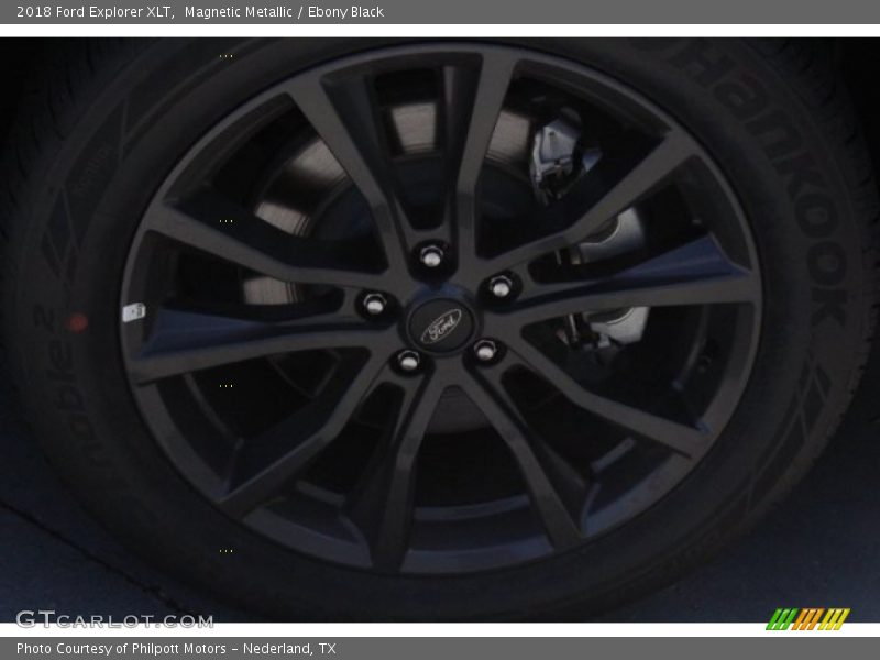 Magnetic Metallic / Ebony Black 2018 Ford Explorer XLT